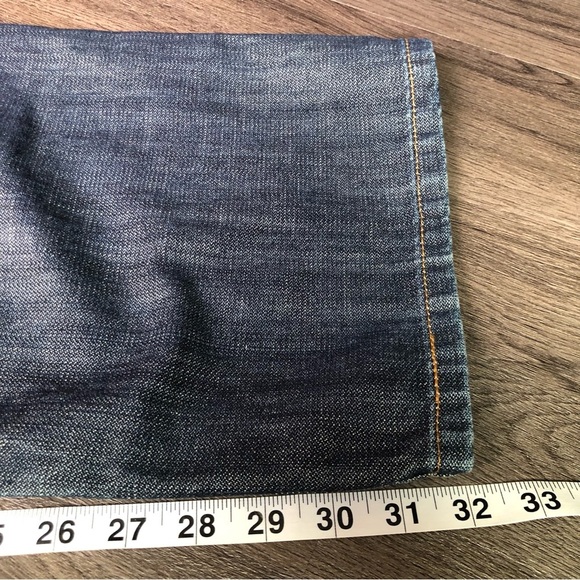 Vintage Levis 577 Jeans Womens 14 Blue Loose Straight Dark Wash Y2K Baggy Denim - Picture 7 of 10